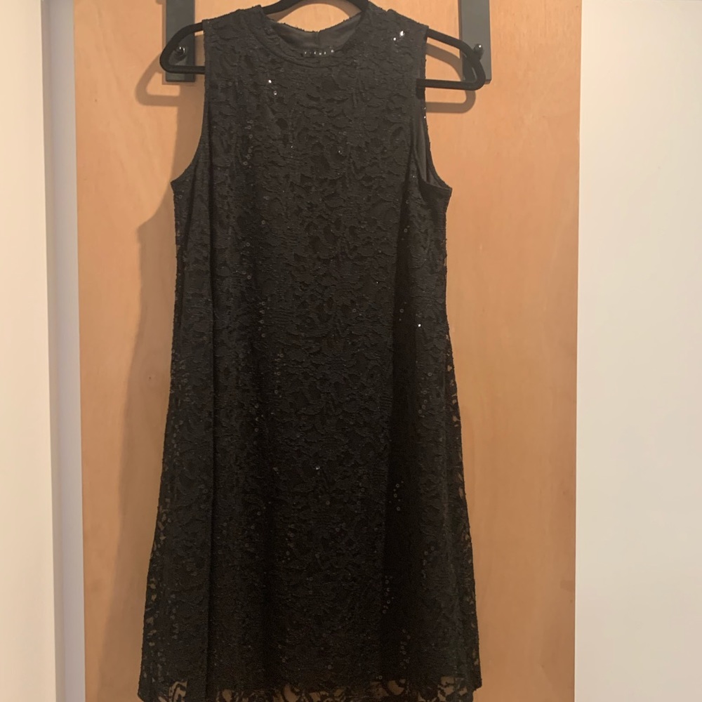 Black lace dress